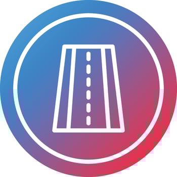 Lane Vector Icon