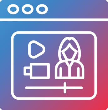 Streaming Vector Icon