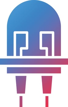 Light Emitting Diode Vector Icon