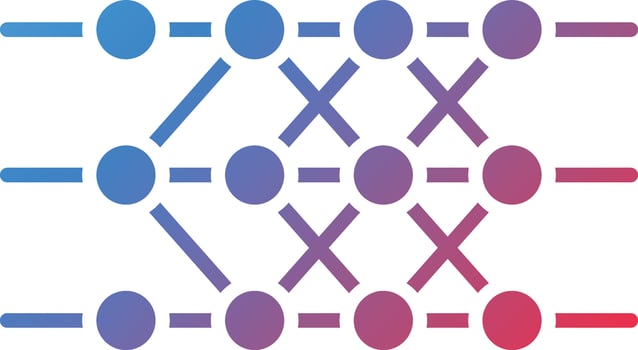 Neural Network Vector Icon