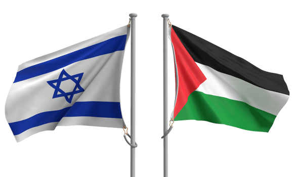 Israel palestine flag waving texture white isolated background jerusalem conflict israeli country national government war military politic business financial currency arab mosque gaza muslim middle png