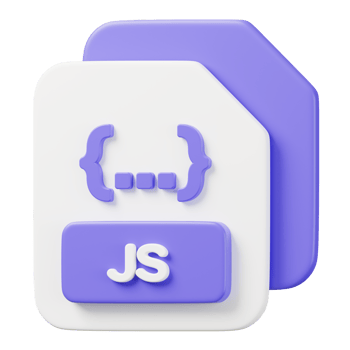 JS file document. File type icon. Files format and document concept. 3d Render illustration. png