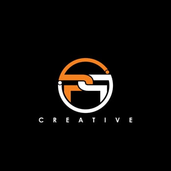 PQ Letter Initial Logo Design Template Vector Illustration