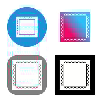 Unique Frame Vector Icon