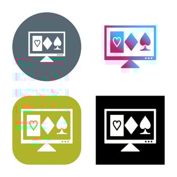 Online Gambling Vector Icon
