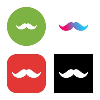 Moustache Vector Icon