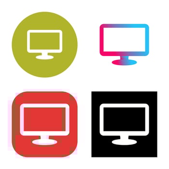 Monitor Vector Icon