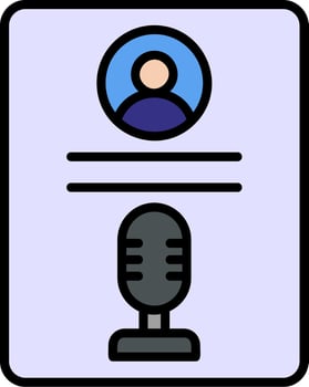 Record Vector Icon