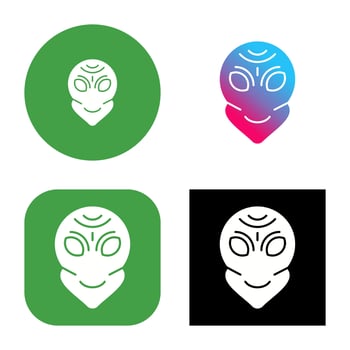 Alien Vector Icon