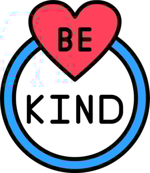 Be Kind Vector Icon