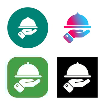 Waiter Vector Icon