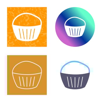 Chocolate Muffin Vector Icon