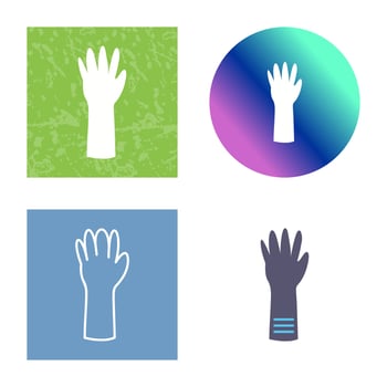 Unique Gloves Vector Icon