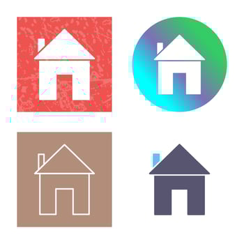 Unique Homepage Vector Icon