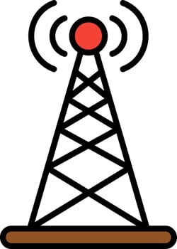 Broadcast Vector Icon