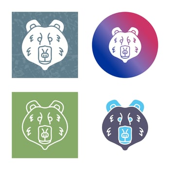 Polar Bear Vector Icon