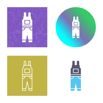 Jumpsuit Vector Icon