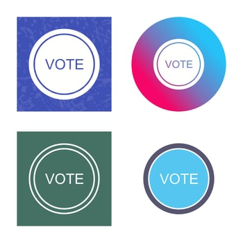 Vote Link Vector Icon