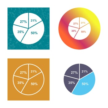 Pie Chart Vector Icon
