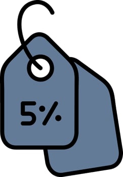 Dissucount Offer Vector Icon