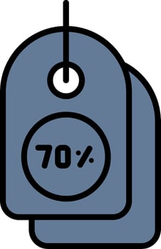 Disscount Tag Vector Icon