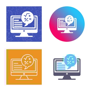 Maths Vector Icon