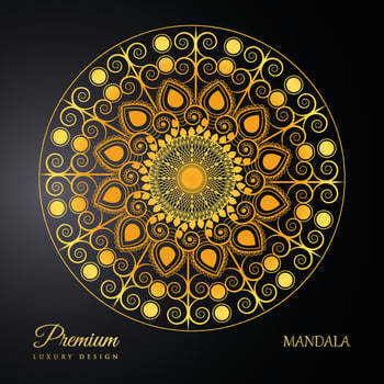 Premium Luxury Mandala Design, Mandala Design, Luxury Mandala Background vector