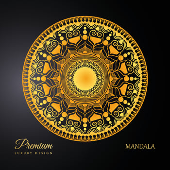 Premium Luxury Mandala Design, Mandala Design, Luxury Mandala Background vector