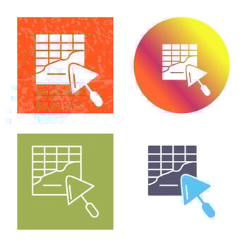 Plastering Vector Icon