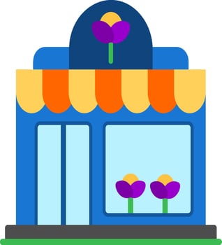 Flower Shop Vector Icon