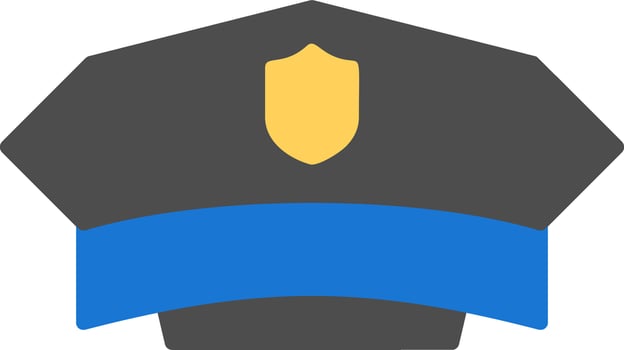 Police Hat Vector Icon