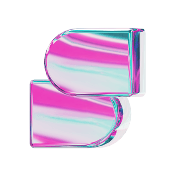 Letter Z. alphabet 3D design in iridescent color style for banner, glossy icons, design posters holographic. png