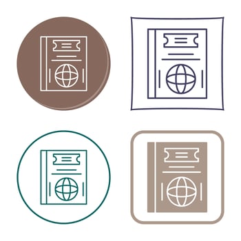 Passport Vector Icon