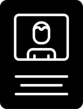 Name Tag Vector Icon