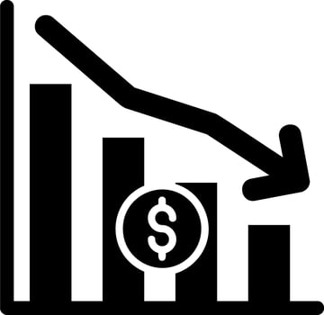 Economic Crisis Vector Icon