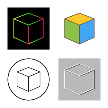 Cubic Design Vector Icon