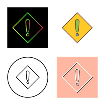 Caution Sign Vector Icon