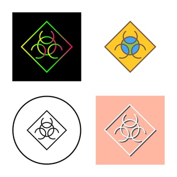 Biological Hazard Vector Icon