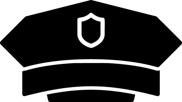 Police Hat Vector Icon