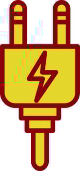 Plug Vector Icon Design