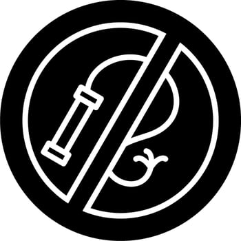 No Whip Vector Icon