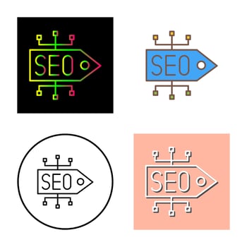 SEO Tag Vector Icon