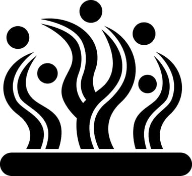 Seaweed Vector Icon