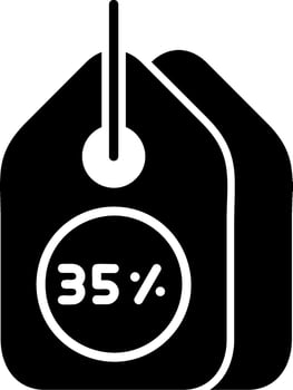 Dissucount Offer Vector Icon