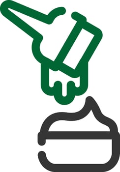 Dye Creative Icon Design vector