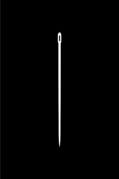 Needle Silhouette, can use for Art Illustration, Logo Gram, Logo Type, Pictogram, Website, Apps, or Graphic Design Element. Vector Illustration