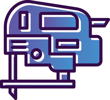 Jig saw Vector Icon Design