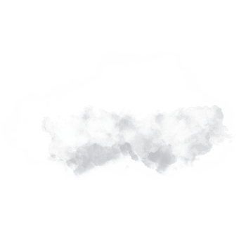 Isolated single cloud png