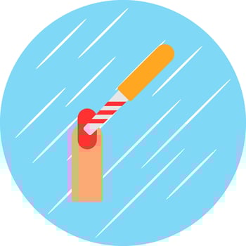 Nail File Vector Icon Design