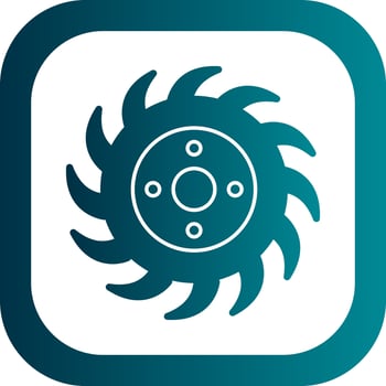 Circular saw Vector Icon Design